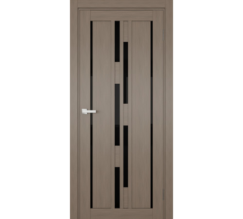 Міжкімнатні Двері Terminus Ukrainian Doors UD-15 ПВХ Чорне скло