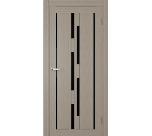 Міжкімнатні Двері Terminus Ukrainian Doors UD-15 ПВХ Чорне скло