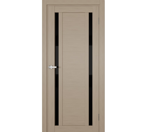 Міжкімнатні Двері Terminus Ukrainian Doors UD-17 ПВХ Чорне скло