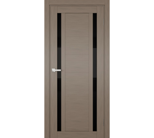Міжкімнатні Двері Terminus Ukrainian Doors UD-17 ПВХ Чорне скло