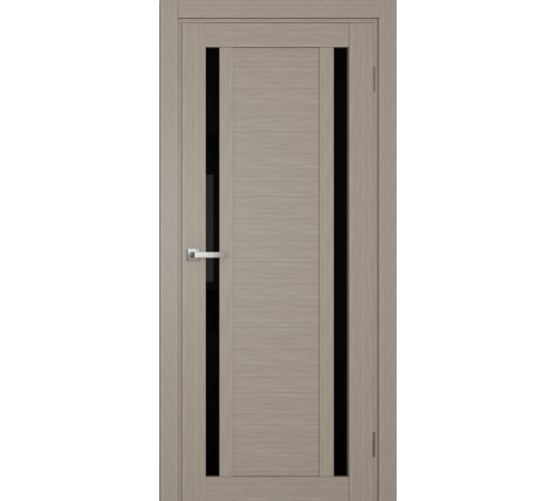 Міжкімнатні Двері Terminus Ukrainian Doors UD-17 ПВХ Чорне скло