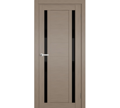 Міжкімнатні Двері Terminus Ukrainian Doors UD-17 ПВХ Чорне скло