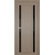 Міжкімнатні Двері Terminus Ukrainian Doors UD-17 ПВХ Чорне скло