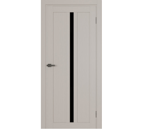 Міжкімнатні Двері Terminus Ukrainian Doors UD-19 ПВХ Чорне скло