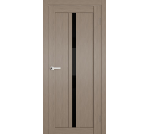 Міжкімнатні Двері Terminus Ukrainian Doors UD-19 ПВХ Чорне скло