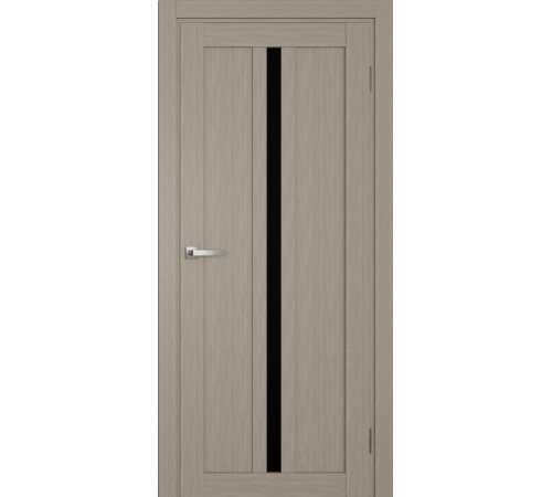 Міжкімнатні Двері Terminus Ukrainian Doors UD-19 ПВХ Чорне скло