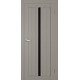 Міжкімнатні Двері Terminus Ukrainian Doors UD-19 ПВХ Чорне скло