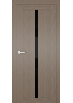Двері Terminus Ukrainian Doors UD-19 ПВХ Чорне скло