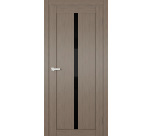Міжкімнатні Двері Terminus Ukrainian Doors UD-19 ПВХ Чорне скло