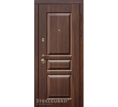 Вхідні Двері TermoScreen темний горіх "Steelguard"