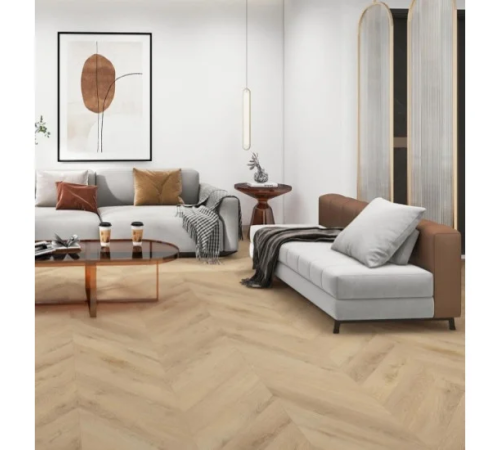 Вінілова підлога SPC BlissGround Chevron Line Havana Sands
