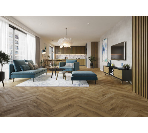 Ламінат Classen Ville 4V Herringbone 63262 Дуб Карріто
