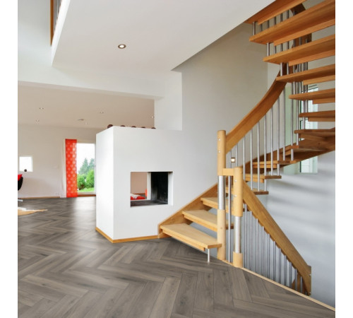 Ламінат Herringbone Eiche geolt dunkel braun | 3860