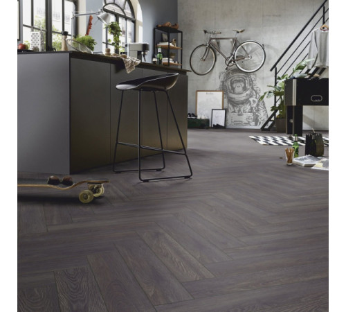 Ламінат Herringbone Elba Oak Black | 6010