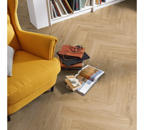 Ламинат Kronotex Замок ( елочка) - Girona Oak MH1002