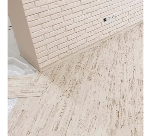 Вінілова підлога LG Decotile wood Сосна пофарбована молочна DSW2361