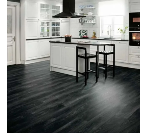 Вінілова підлога LG Decotile wood Сосна пофарбована чорна GSW2367