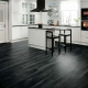 Вінілова підлога LG Decotile wood Сосна пофарбована чорна GSW2367