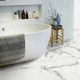 Вінілова плитка Tarkett Starfloor Click Solid 55 LUNI WHITE 36023001