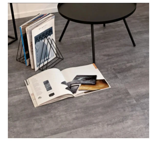Вінілова підлога Vinilam Ceramo Цемент Сірий 71616