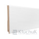 МДФ плинтус Белый шпон 80х12х2000 Kluchuk