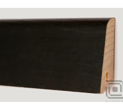 Плинтус Rustique Дуб Чёрный 80х19х2200 мм. KLR80-12 Kluchuk