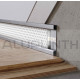 Плинтус алюминиевый скрытого монтажа с LED подсветкой 100х12х2700 мм ALU-LED10012 Анод Kluchuk