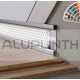 Плинтус алюминиевый скрытого монтажа с LED подсветкой 100х12х2700 мм ALU-LED10012 RAL Kluchuk