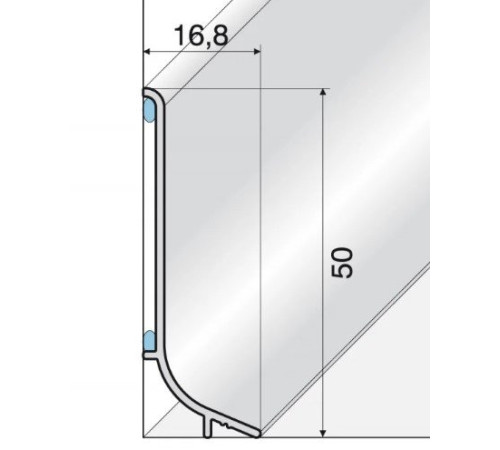 Плінтус Накладного монтажу Multi Effect Q64 17-50-2700