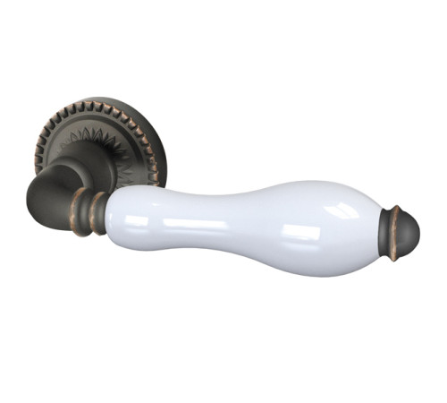 Ручки на розетах Armadillo Silvia CL 1ABL-18/WP-109