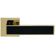 Ручки на розетах Gavroche NIKEL Ni - Z25 GoldPVD/Black