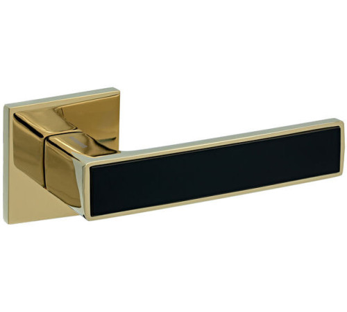 Ручки на розетах Gavroche NIKEL Ni - Z25 GoldPVD/Black