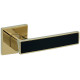 Ручки на розетах Gavroche NIKEL Ni - Z25 GoldPVD/Black