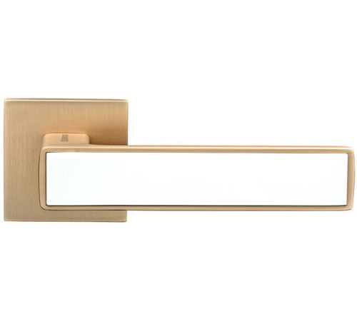 Ручки на розетах Gavroche NIKEL Ni - Z25 GoldSB/White