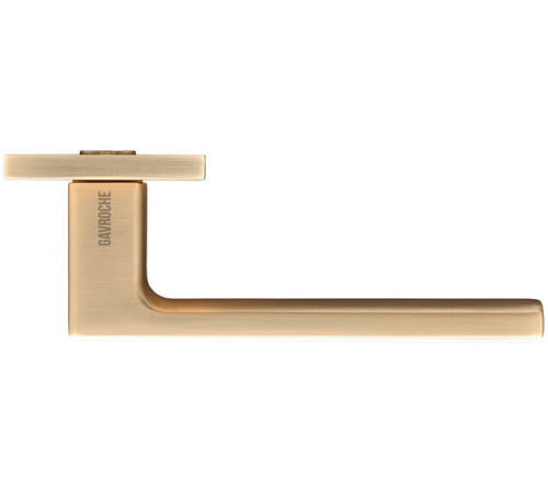 Ручки на розетах Gavroche NIKEL Ni - Z25 GoldSB/White