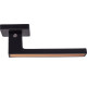 Ручки на розетах Gavroche MAGNIUM Mg - A1 BLACK/GOLD