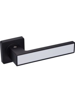 Ручки на розетах Gavroche MAGNIUM Mg - A1 BLACK/WHITE