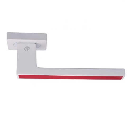 Ручки на розетах Gavroche MAGNIUM Mg - A1 WHITE/RED