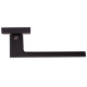 Ручки на розетах Gavroche MAGNIUM Mg - A3 BLACK/BLACK