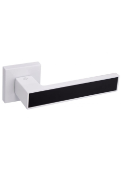 Ручки на розетах Gavroche MAGNIUM Mg - A3 WHITE/BLACK