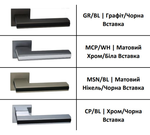 Ручки на розетах Genrich R77.220