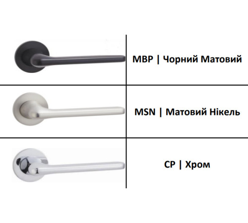 Ручки на розетах Genrich R27.756