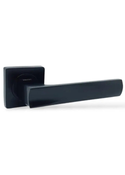 Ручки на розетах Кедр R08-144-AL-BLACK MAT