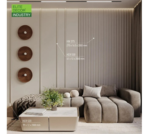 Панель декоративна з полімеру Grand Decor HW 375