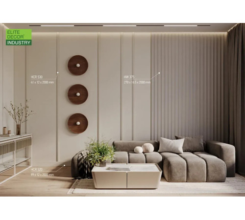 Панель декоративна з полімеру Grand Decor HW 375