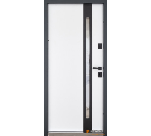 Вхідні Двері Defender (KTM) 506 Nordi Glass RAL 7021Т Abwehr