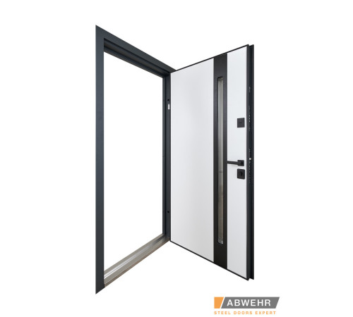 Вхідні Двері Defender (KTM) 506 Nordi Glass RAL 7021Т Abwehr
