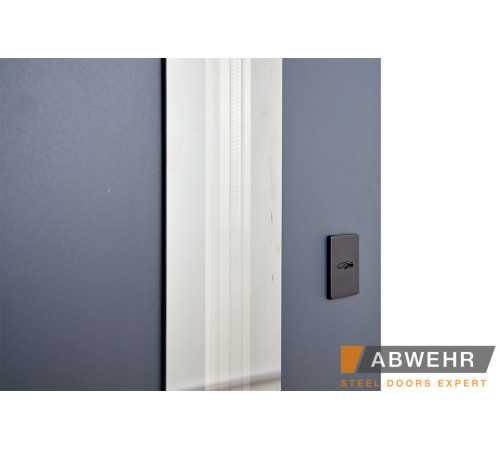 Вхідні Двері Defender (KTM) 506 Nordi Glass RAL 7021Т Abwehr