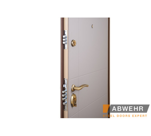 Входные Двери LIGHT (A0) КВАРТИРА хаки темный Abwehr