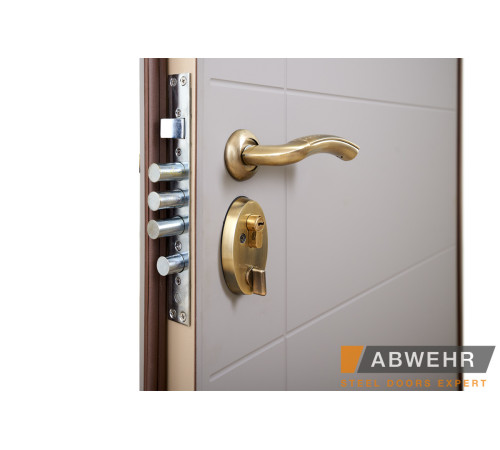 Входные Двери LIGHT (A0) КВАРТИРА хаки темный Abwehr